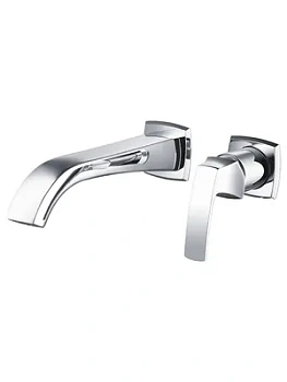 Смеситель Zeegres 17009001 для раковины, настенный, однозахватный, излив 217 мм