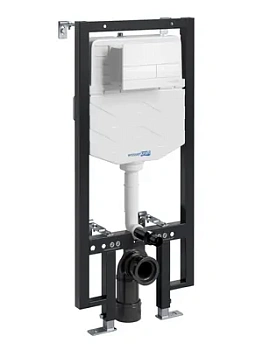 Инсталляция для унитаза WasserKRAFT с клавишей смыва, цвет: белый 56TLT.010.ME.WM04