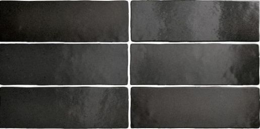 Плитка керамическая настенная 24962 MAGMA Black Coal 6,5х20 см