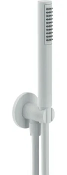 Душевой гарнитур NOBILI для встр. смес., шланговое подкл., лейка 1 режим, шланг, бел. мат AD146/32WM