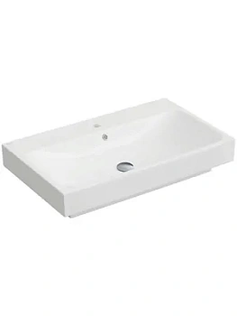 Раковина подвесная BERGES Strati 182007 (810х485х160) отверстие под смеситель, цвет: белый