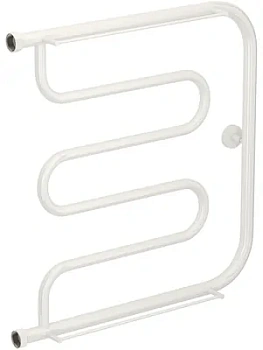 СУНЕРЖА Лира + 2 полки Полотенцесушитель 600х600 белый, нак. гайка 1"