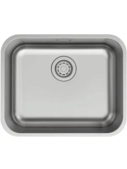 Мойка IDDIS (533х433х200) без отверстия под смеситель, нерж. сталь, сатин MAT53S0i77