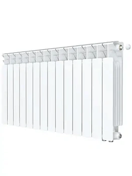 Радиатор биметаллический Rifar Ventil BVR 500 нижнее правое подключение, 14 секции, 2758 Вт