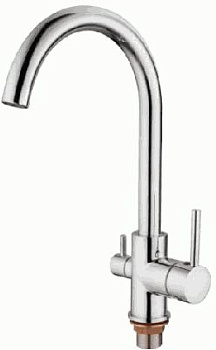 Смеситель Ledeme для кухни, с каналом для фильтрованной воды, хром L4255-3