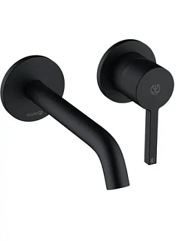 Смеситель KLUDI Pura для раковины, внешняя часть, черный мат. 202443915