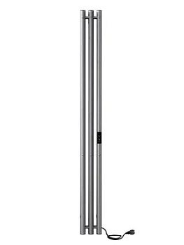 Полотенцесушитель Indigo 3 1200х130 (скрыт.монт, универ. подкл.) графит металлик LSE120-13GFMR