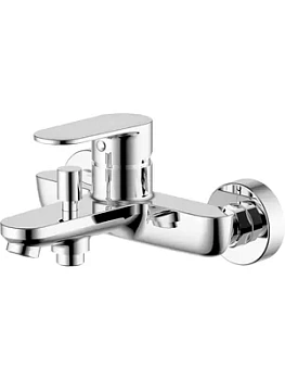 Смеситель для ванны/душа Aquatek AQ1840CR настенный, однозахватный, излив 164мм, цвет: хром