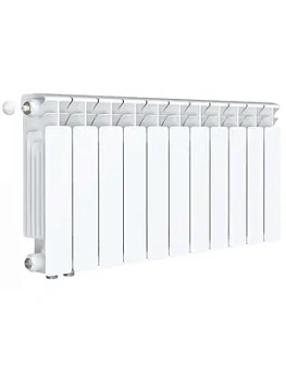 Радиатор биметаллический Rifar Ventil BVL 350 нижнее левое подключение, 11 секций, 1529 Вт