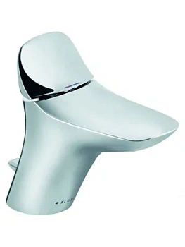 Смеситель KLUDI для умывальника, с аэратором, с донным клапаном G1 1/4 (хром) 530290575