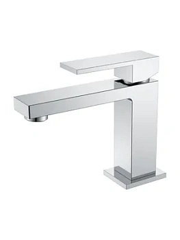 Смеситель Boheme 471-CR для раковины, на 1 отв, однозахватный, фикс излив, хром