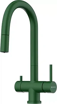 Смеситель для мойки Omoikiri -S-RG латунь, королевский зеленый матовый 4994437