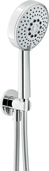 Душевой гарнитур NOBILI для встр. смес., шланговое подкл., лейка 4 режима, шланг, хром AD146/47CR