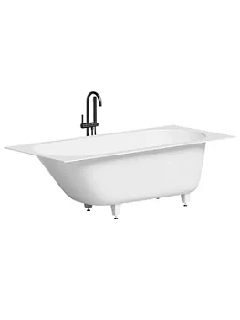 Ванна встраиваемая Salini 102412M 1800х800х600 иск. камень S-Sense, цвет: белый матовый