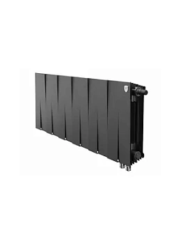 Радиатор биметаллический, 12 секций ROYAL THERMO 300 Noir Sable, VDR80 нижнее прав.подкл