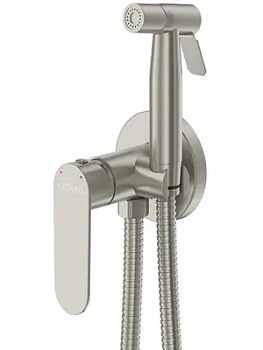 Смеситель с гигиеническим душем CEZARES STYLUS-DIF-IN встраиваемый, сатин