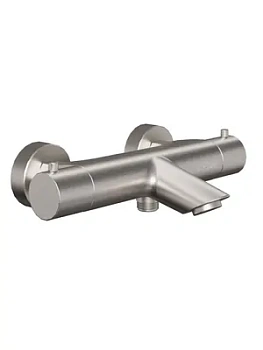 Смеситель для ванны Paini Сох настенный,термостат.,без душевого гарнитура,браш. никель 78PW111TH