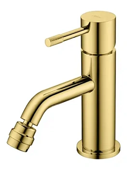 Смеситель Boheme 466-G для биде, на 1 отверстие, однозахватный, золото