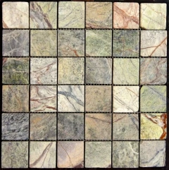 Marble Mosaic Rain Forest Green Polished 30.5X30.5