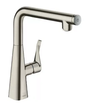 Смеситель Hansgrohe Metris Select M71 для кухни 260 мм поворотный излив сталь 14847800