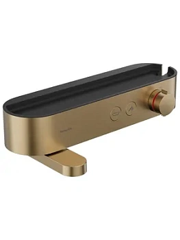 Смеситель Hansgrohe ShowerTablet Select 24340140 для ванны, термостат, настенный, шлиф.бронза