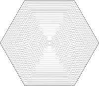 Cielo E Terra Bianco Geometry Matt 19,2X22,1