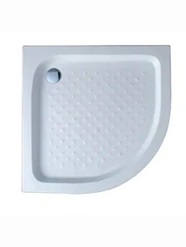 Душевой акриловый поддон CEZARES (900х900х150) полукруглый, без сифона TRAY-A-R-90-550-15-W-W0