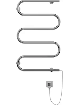 Полотенцесушитель TERMINUS Ш-образный (ШВ:600x800) электрический, правое подкл., нерж.сталь, 108Вт