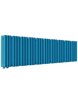 Радиатор стальной Empatiko V LR2 двухтруб 1192х236х122 30 сек НЗ.подкл, 1710Вт, Dreamy blue