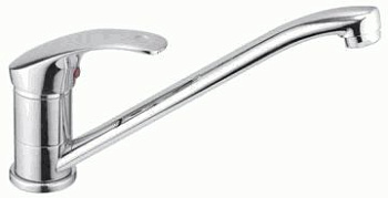 Смеситель Ledeme Н36 для кухни, однозахватный, поворотный излив, хром L4236