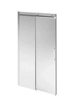 Душевая дверь KERAMA MARAZZI 1200х2100 стекло прозрачное/профиль никель браш. CT.120.SD.BN