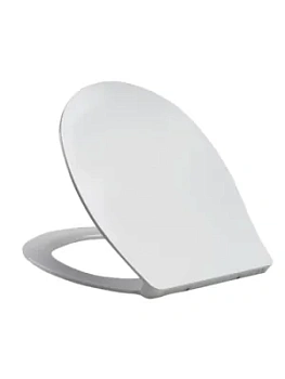 Сиденье для унитаза BETTOSERB RING SLIM с микролифтом, тонкое, белое 15000002