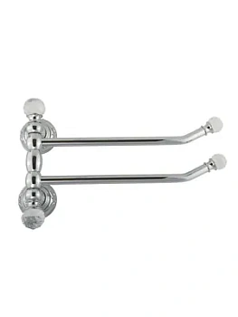 Migliore Полотенцедержатель двойной поворотный 33 см хром/SWAROVSKI ML.CRS-60.224.CR/16810