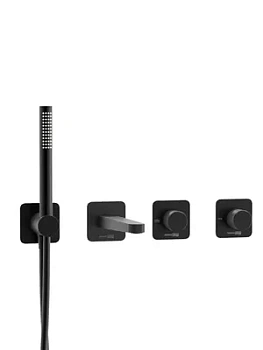 Смеситель для ванны/душа WasserKRAFT A5251.299.301.302.242.217 черный Soft-touch