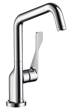 Смеситель Axor 39850 для кухни однозахватный, поворотный излив 204 мм, хром