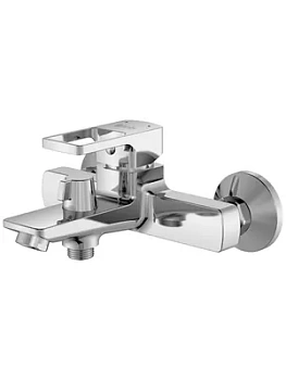 Смеситель для ванны/душа IDDIS настенный, однозахватный, короткий излив, цвет:хром BILSB00i02WA