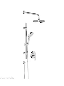 Душевая система DAMIXA (верхний/ручной душ, смеситель, штанга), хром 947530000