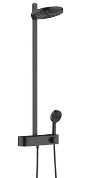 Душевая система Hansgrohe 24240670 Showerpipe 260 2jet с термостатом, матовый черный
