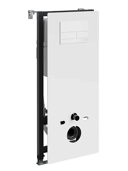 Инсталляция для унитаза WasserKRAFT с клавишей смыва, цвет: белый 20TLT.010.ME.WH.WM04