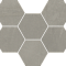Continuum Iron Mosaico Hexagon 29X25