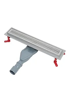 Душевой лоток IDDIS 975B6SB20DZ 600мм, с сифоном, комбинир. затвор, перфовир. решетка, хром