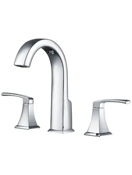 Смеситель Zeegres 17008001 для раковины, 3 отверстия, излив 137 мм