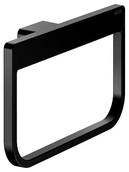 Полотенцедержатель Keuco настенный,кольцевой,с клеевым набором,черный матовый 14621370000