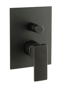 Смеситель для ванны/душа Migliore Black 30439 встраиваемый, однозахватный, черный матовый