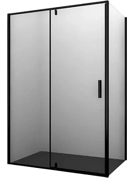 Душевой уголок WasserKRAFT Elbe 1200х900х2000 стекло прозрачное/профиль черный 74P07