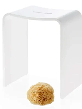 Табурет душевой Decor Walther STOOL 400х280х460 цвет: белый 0974750