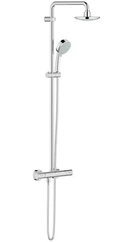 Душевая система Grohe 27922000 термостат д/душа,верхний/ручной душ,штанга