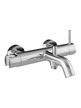 Смеситель для ванны/душа Aqueduto CAN0600 настенный, однозахватный, излив 203мм, цвет: хром
