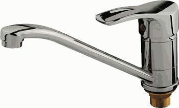 Смеситель Ledeme для кухни, однозахватный, поворотный излив, хром L4964