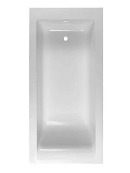 Ванна прямоугольная Estet Silk (1600х700) из искусственного камня, белый матовый 00014532